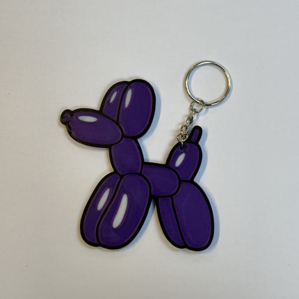 NFC Tappy Dog Keyring - Large (9cm) - Purple image