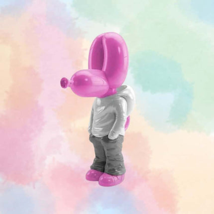 Balloon Dude Statue - Pink image