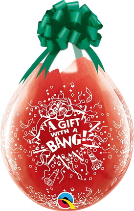 18'' Stuffing Balloons Merry Christmas Assortment Print Diamond Clear image 1