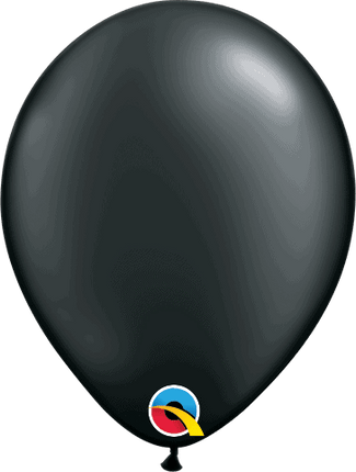 5" Round Pearl Black