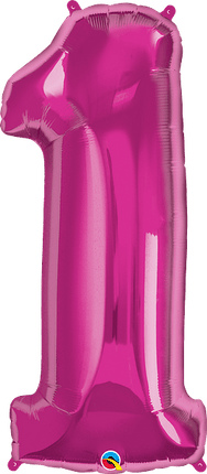 34" Number One Magenta image 0