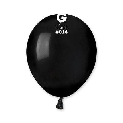 5" Round Black #014 - Gemar image 0