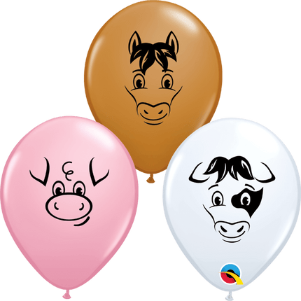 5" Farm Animal Faces image 0