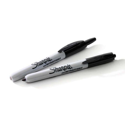 Sharpie Retractable Permanent Marker Fine Bullet 1.0 mm Black image 0