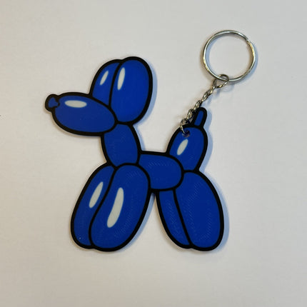 NFC Tappy Dog Keyring - Large (9cm) - Blue image