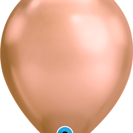 11'' Round Chrome Rose Gold