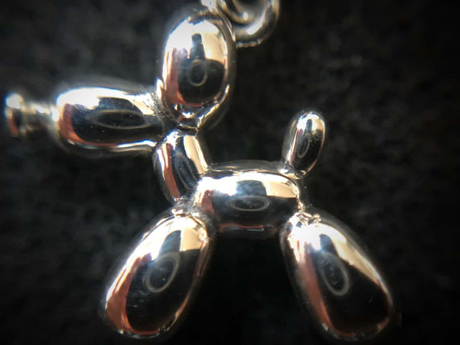 Balloon Dog Charm Silver image 1