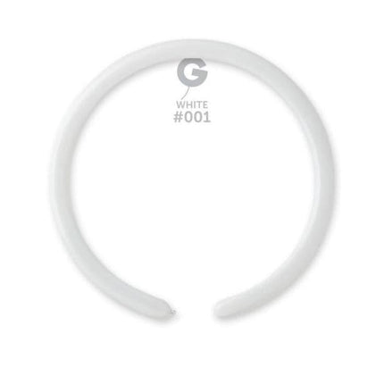 1" White #001 - Gemar