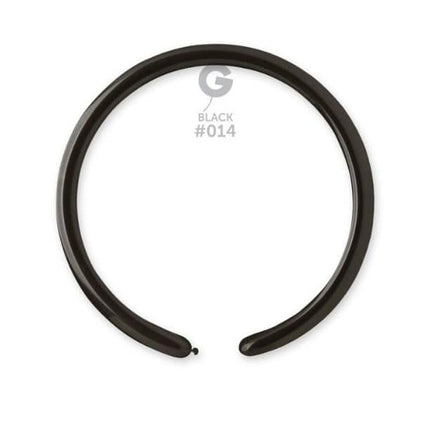1" Black #014 - Gemar
