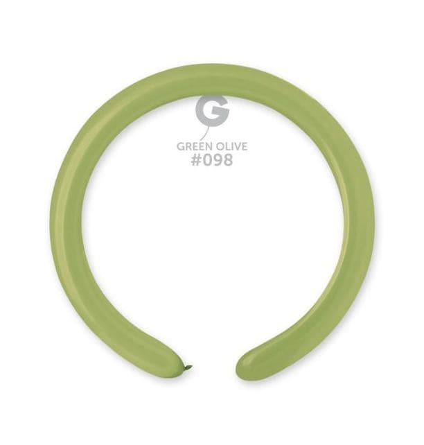 2" Green Olive #098 Gemar 100pcs image 0