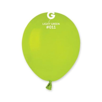 5" Round Light Green #011 - Gemar image 0
