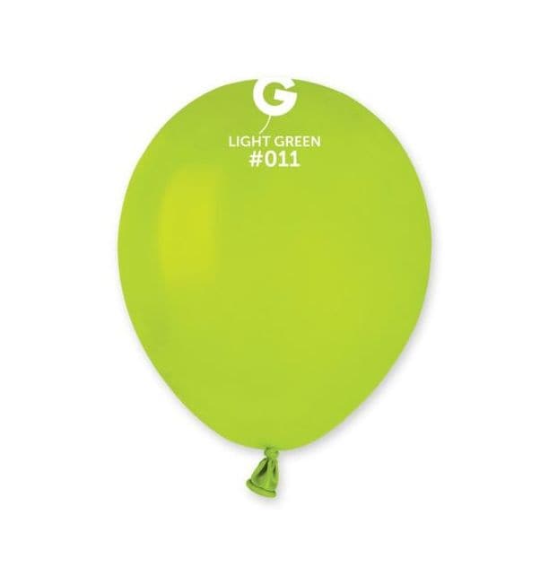 5" Round Light Green #011 - Gemar image 0