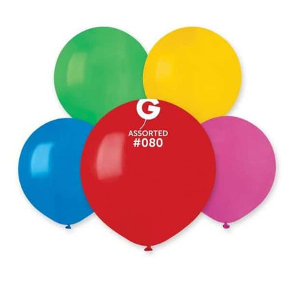 19" Round Assorted #080 25pcs - Gemar image 0