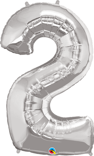 34" Number Two Silver image 0