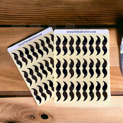 Sticker sheets - Moustache (Small) image
