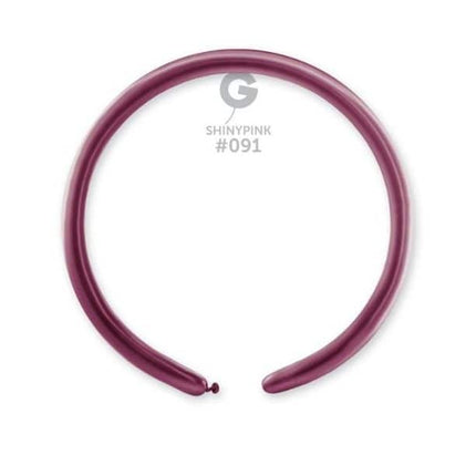 1" Shiny Pink #091 - Gemar (50 count) image 0