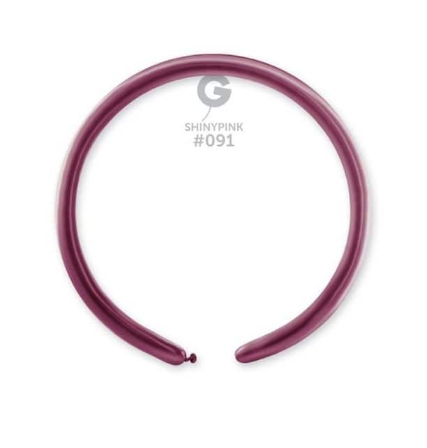 1" Shiny Pink #091 - Gemar (50 count) image 0