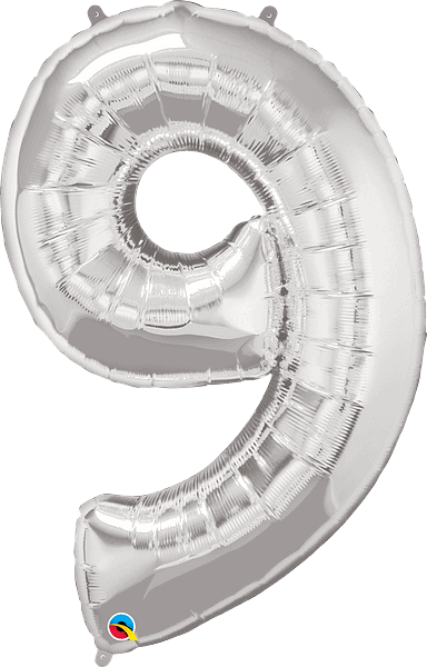 34" Number Nine Silver image 0