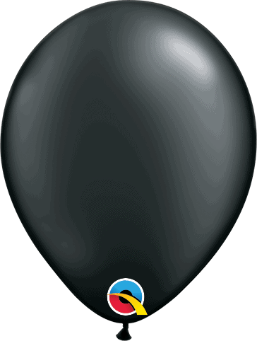 5" Round Pearl Black