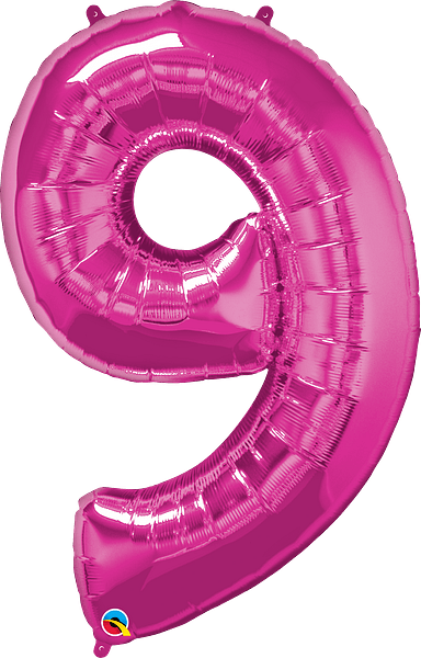 34" Number Nine Magenta image 0