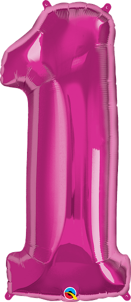 34" Number One Magenta image 0