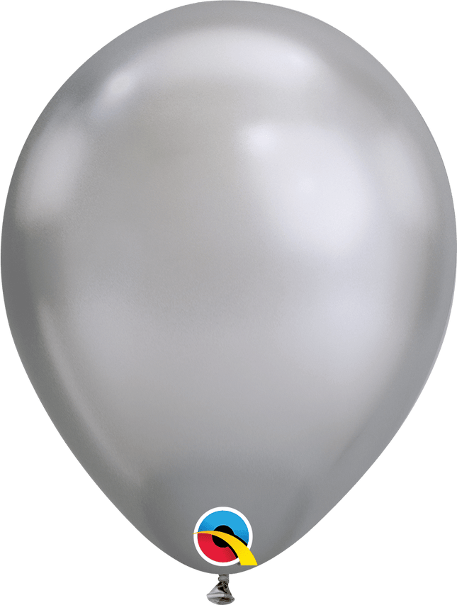 11'' Round Chome Silver