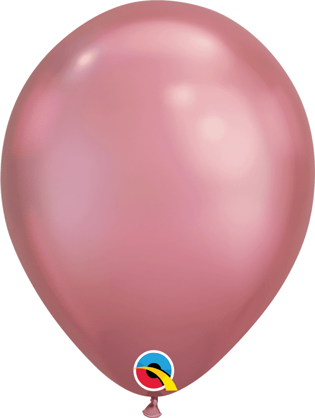 11'' Round Chrome Mauve