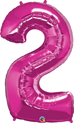 34" Number Two Magenta image 0