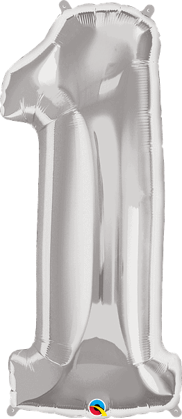 34" Number One Silver image 0