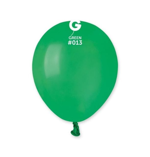 5" Round Green #013 - Gemar image 0