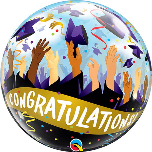 22" Bubble Graduation Congratulations Qualatex