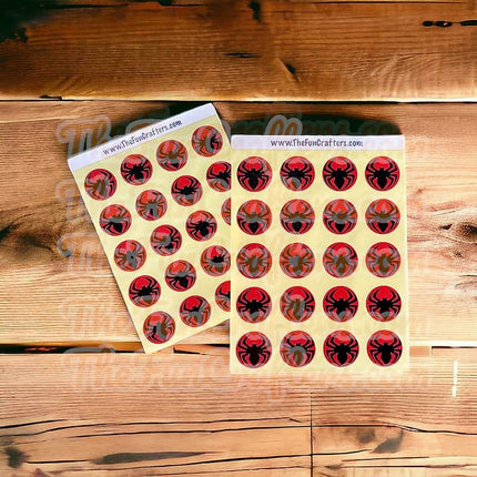 Sticker sheets - Scary Blood Spider image