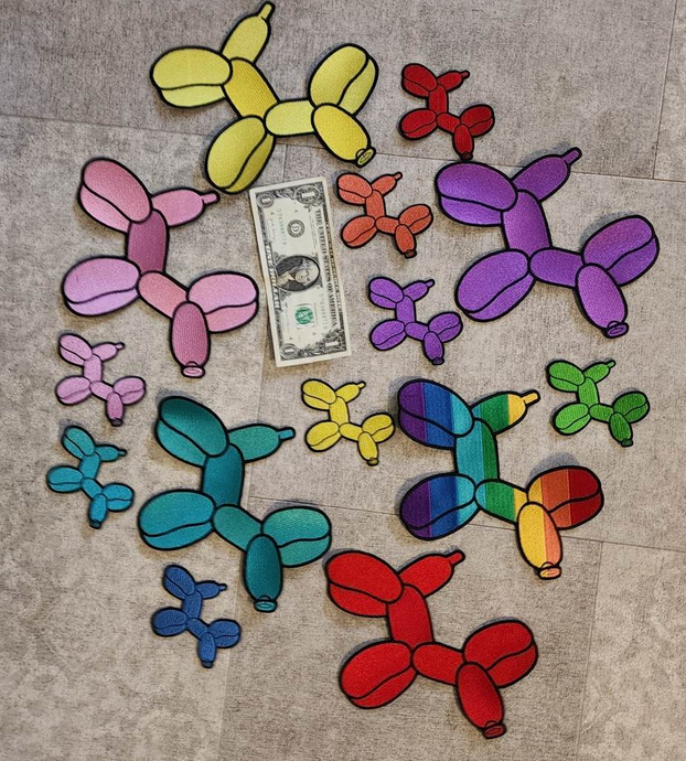 Iron on Balloon Dog patch