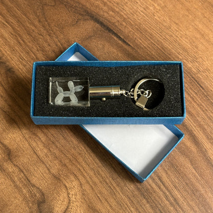 Balloon Dog Keyring (Light Up)