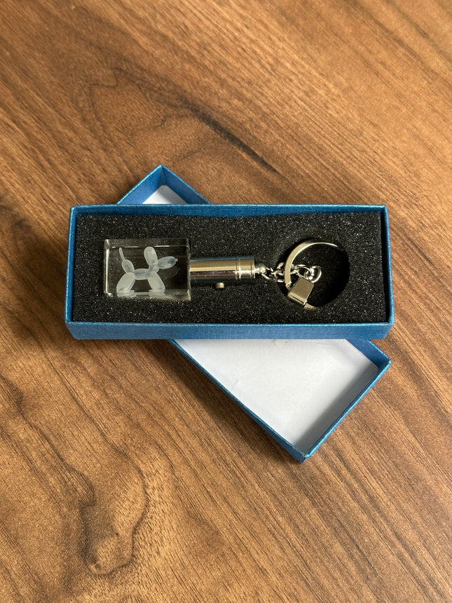 Balloon Dog Keyring (Light Up)