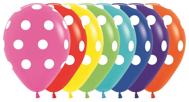 12'' Polka Dots Sempertex (25 bags)