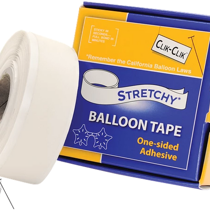 Stretchy Balloon Tape One-Sided 7.6m image 0