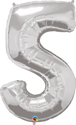 34" Number Five Silver image 0