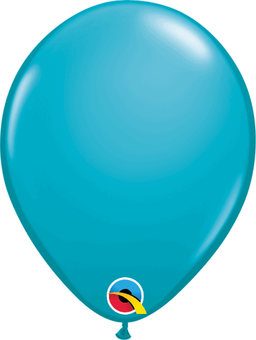 5" Round Tropical Teal image 0