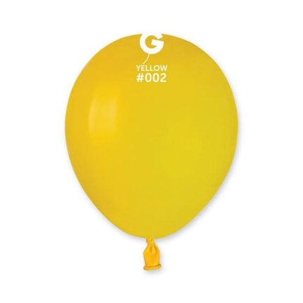 5" Round Yellow #002 - Gemar image 0