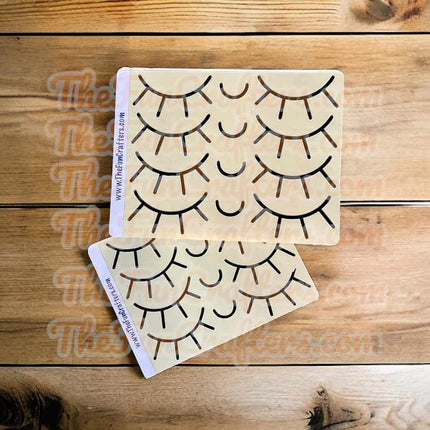 Sticker sheets - Eyelashes Face (Large) image
