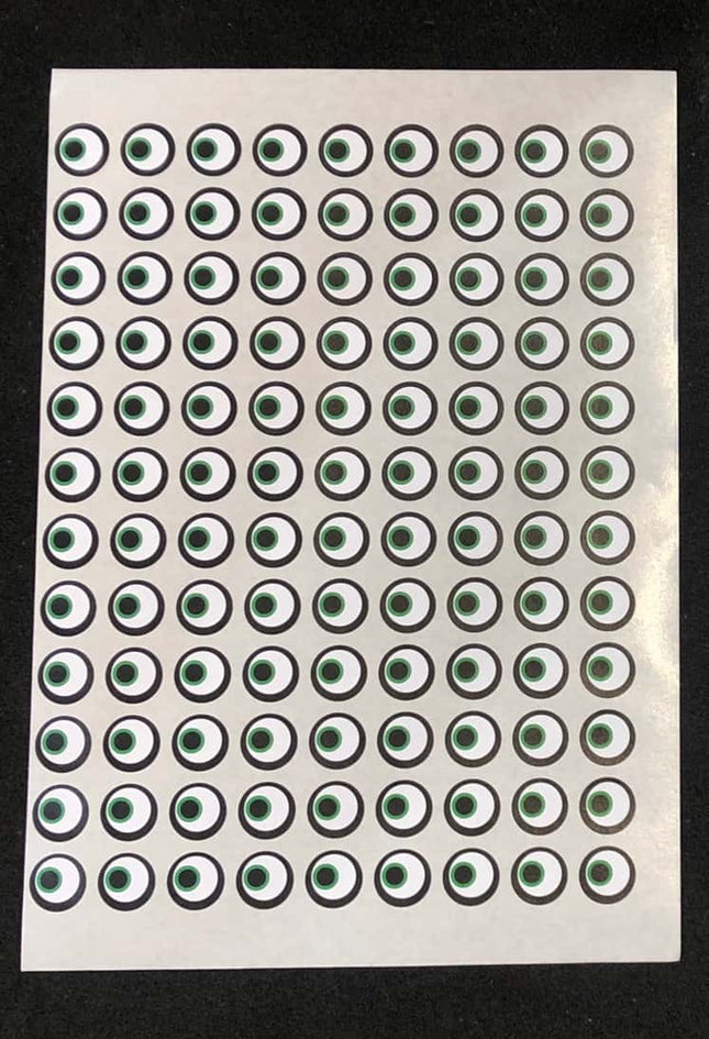 New Sticker Eyes (Green) image 0