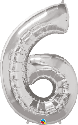 34" Number Six Silver image 0