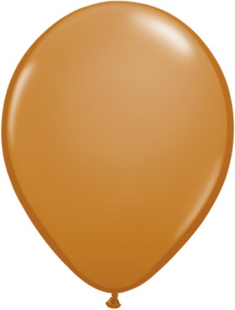 5" Round Mocha Brown image 0