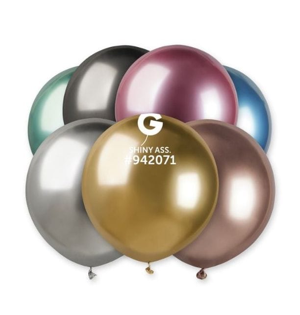 19" Round Shiny Assortment #SHINY 25pcs - Gemar image 0