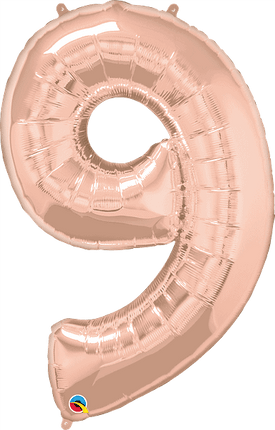 34" Number Nine Rose Gold image 0