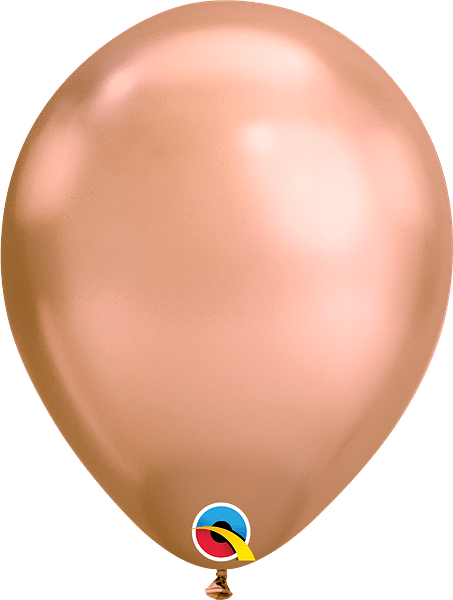 11'' Round Chrome Rose Gold