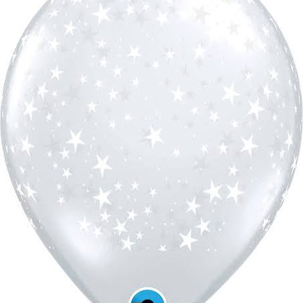 5" Round Diamond Clear Stars-a-round