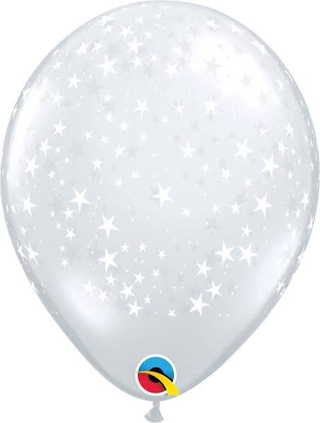 5" Round Diamond Clear Stars-a-round