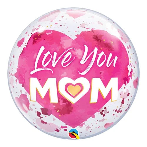 22" Bubble Mother's Day - Love You Mum Qualatex